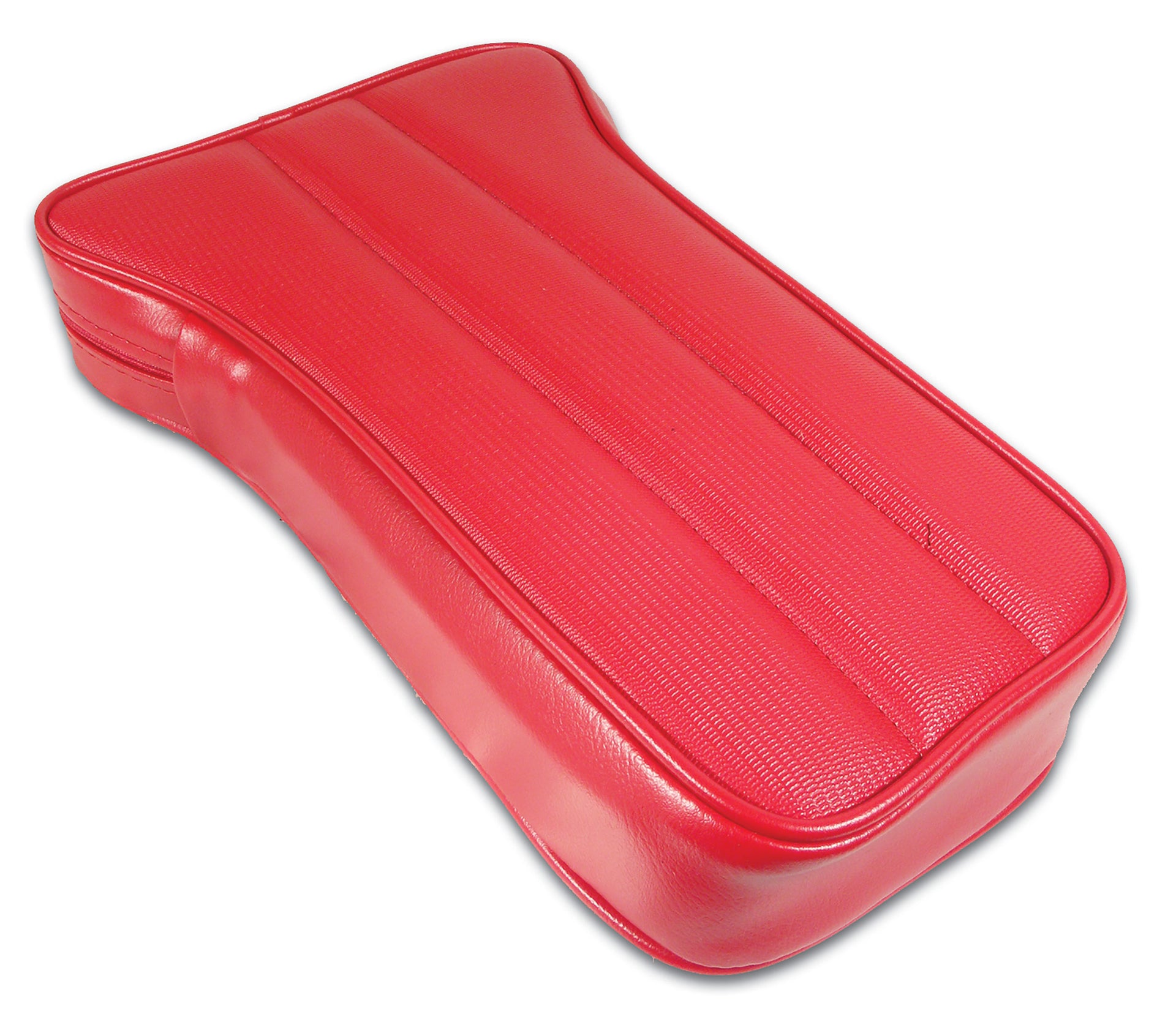 1969-1972 Corvette Reproduction Center Armrest - Red Vinyl-425430-Corvette-Store-Online