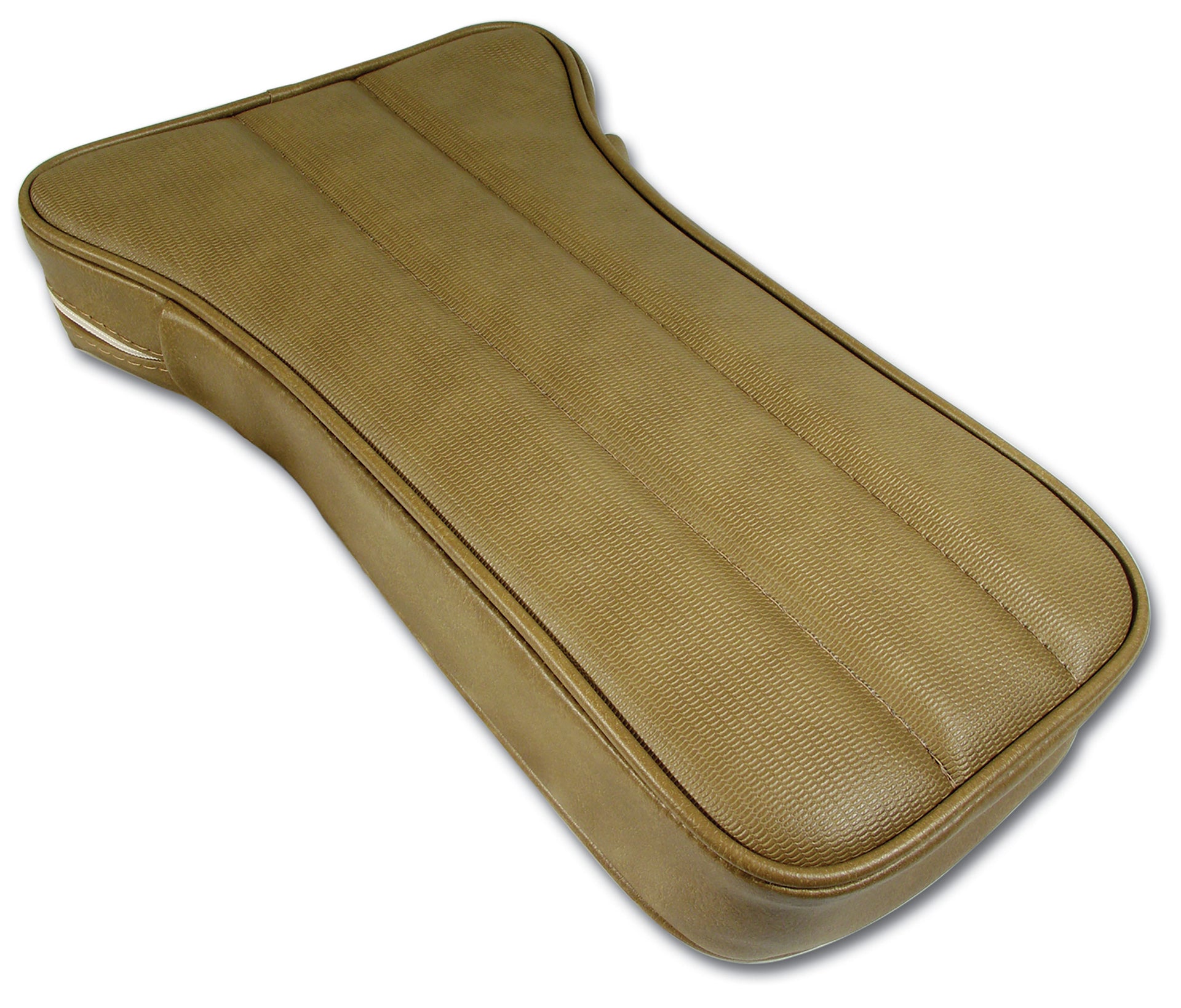 1973-1975 Corvette Reproduction Center Armrest - Medium Saddle Vinyl-425451-Corvette-Store-Online