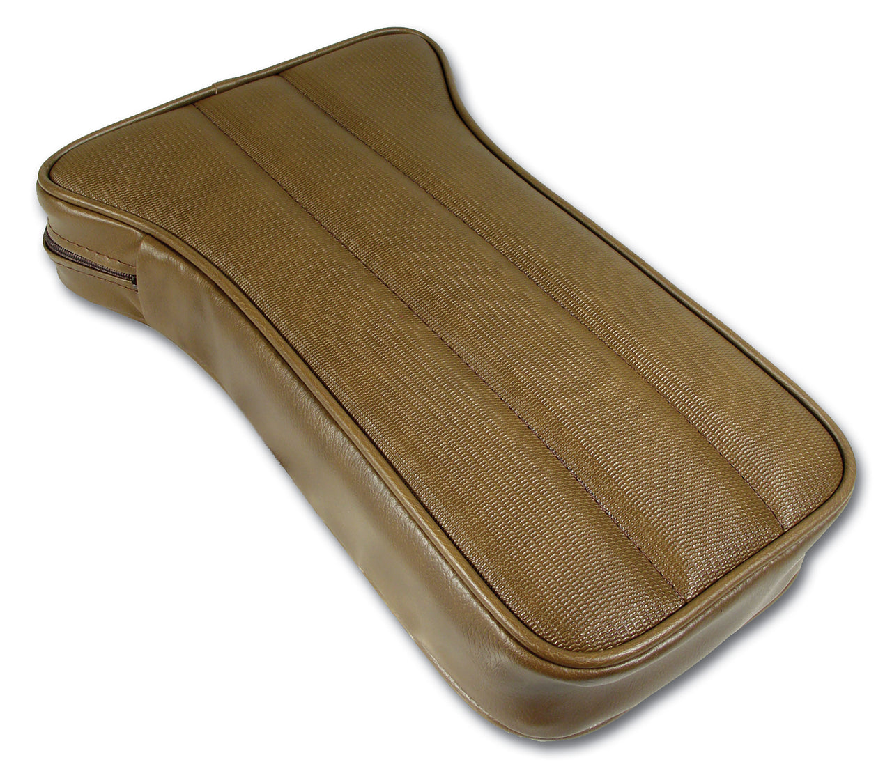 1970-1972 Corvette Reproduction Center Armrest - Dark Saddle Vinyl-425453-Corvette-Store-Online