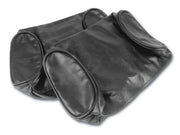 1967-1967 Corvette Headrest Covers Black Leather-425920-Corvette-Store-Online