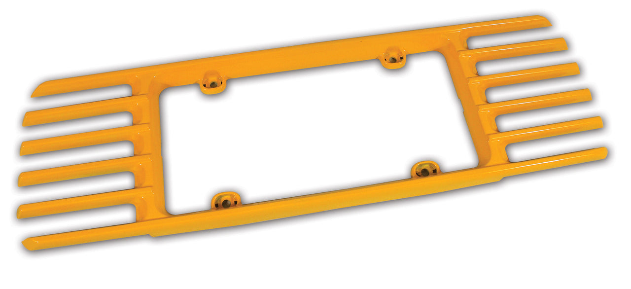 2000-2004 Corvette License Frame Phantom Millennium Yellow-42594-Corvette-Store-Online
