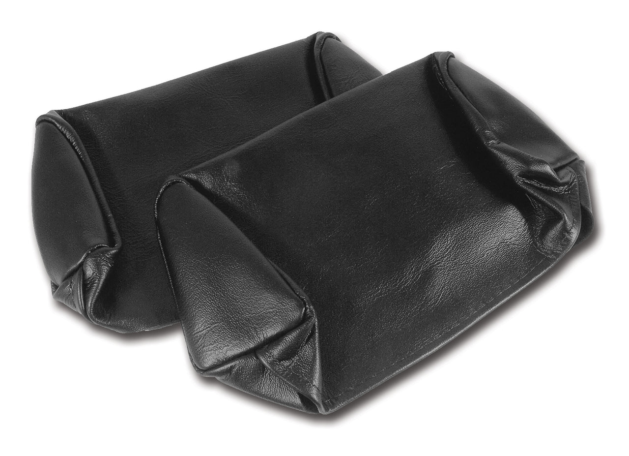 1968-1969 Corvette Headrest Covers Black Leather-426020-Corvette-Store-Online