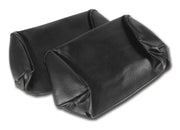 1968-1969 Corvette Headrest Covers Black Leather-426020-Corvette-Store-Online
