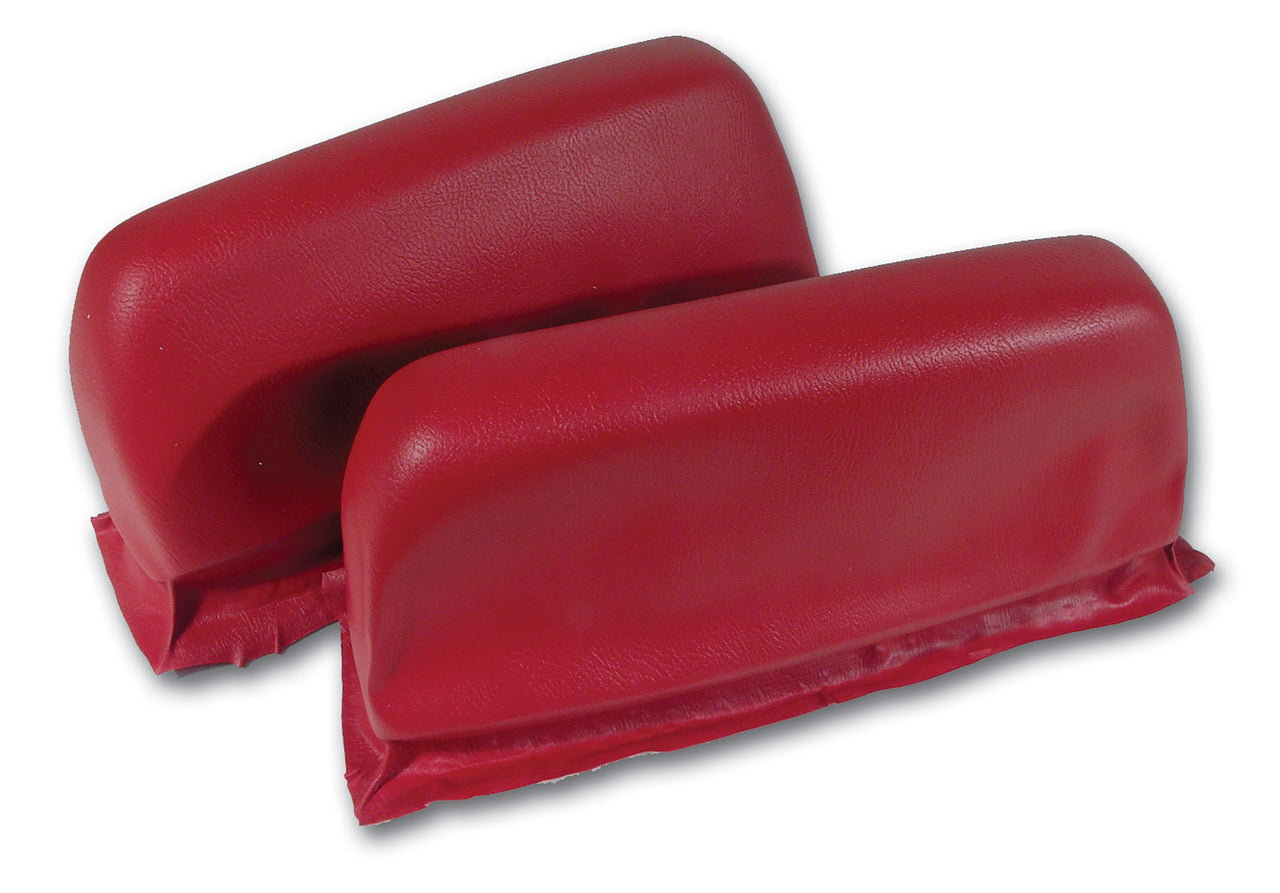 1968-1969 Corvette Headrest Covers Red ABS-426130-Corvette-Store-Online
