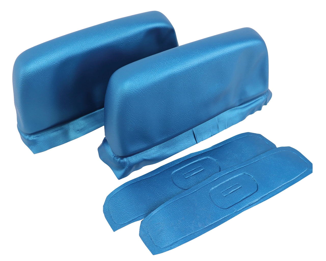 1968-1969 Corvette Headrest Covers Bright Blue ABS-426141-Corvette-Store-Online