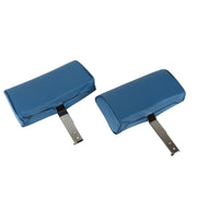 1967-1967 Corvette Headrests Bright Blue Complete Leather-426540-Corvette-Store-Online