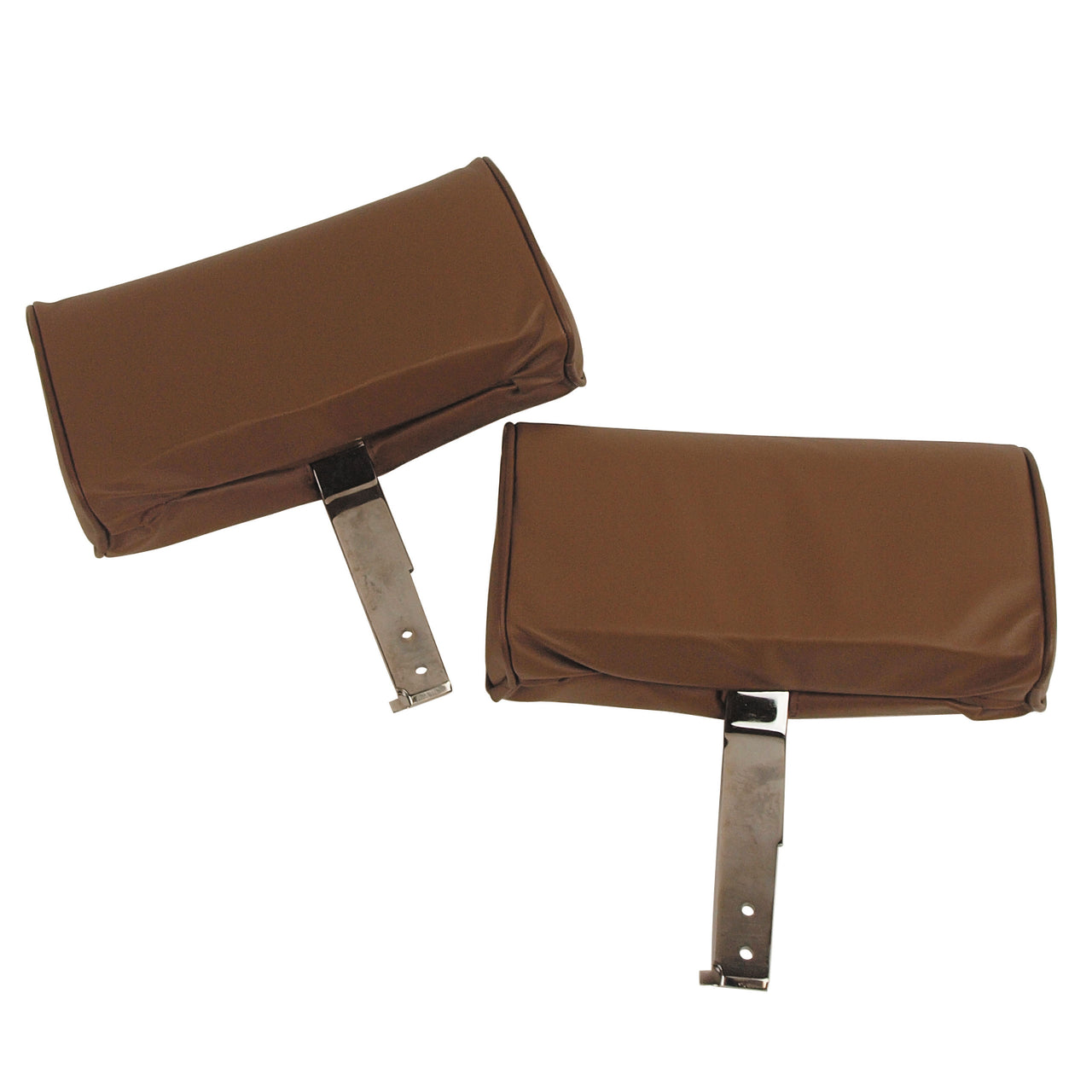 1967-1967 Corvette Headrests Saddle Complete Leather-426553-Corvette-Store-Online