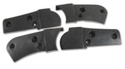 1979-1981 Corvette Reproduction Seat Hinge Cover Set - 4pc - Black-426820-Corvette-Store-Online
