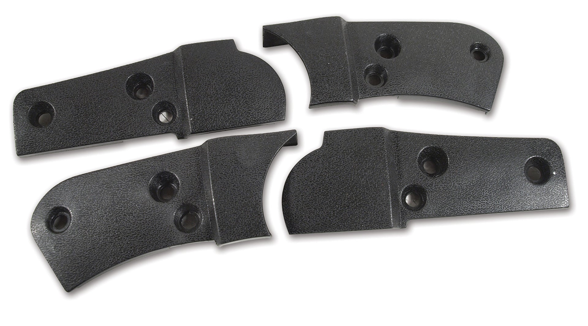 1979-1981 Corvette Reproduction Seat Hinge Cover Set - 4pc - Black-426820-Corvette-Store-Online