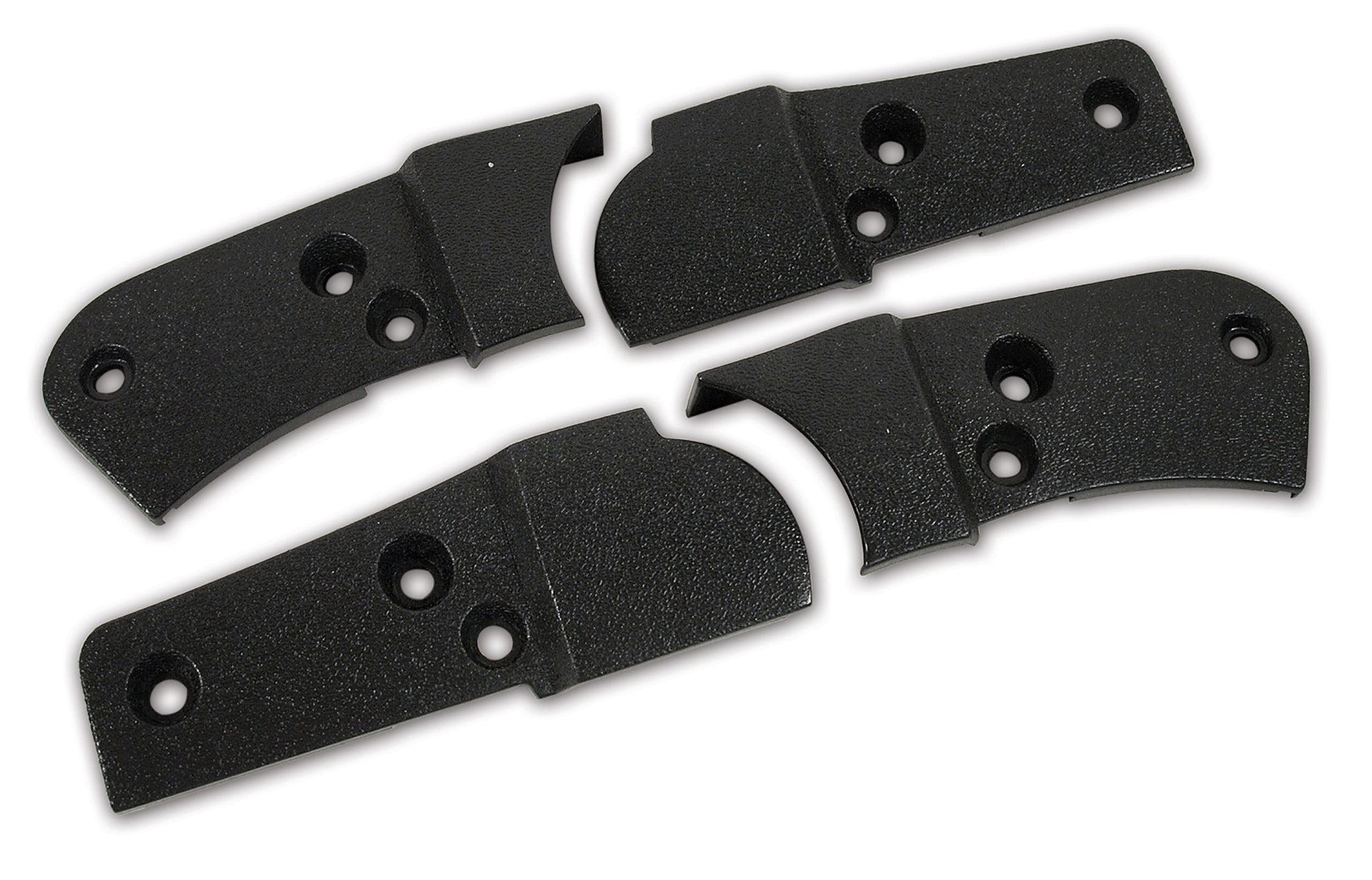 1982-1982 Corvette Reproduction Seat Hinge Cover Set - 4pc - Charcoal-426821-Corvette-Store-Online
