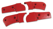 1979-1981 Corvette Reproduction Seat Hinge Cover Set - 4pc - Red-426824-Corvette-Store-Online