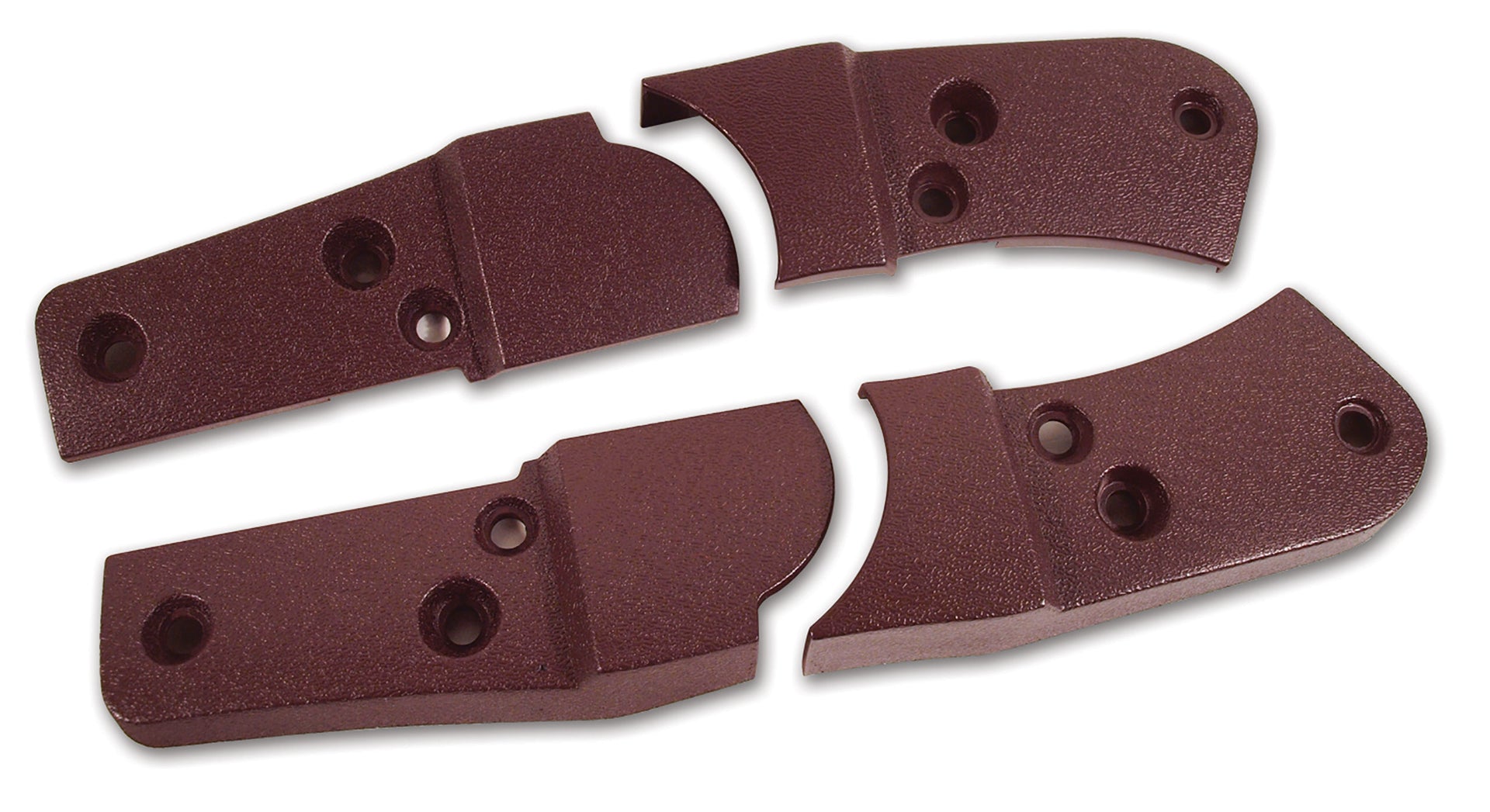 1980-1980 Corvette Reproduction Seat Hinge Cover Set - 4pc - Claret-426836-Corvette-Store-Online