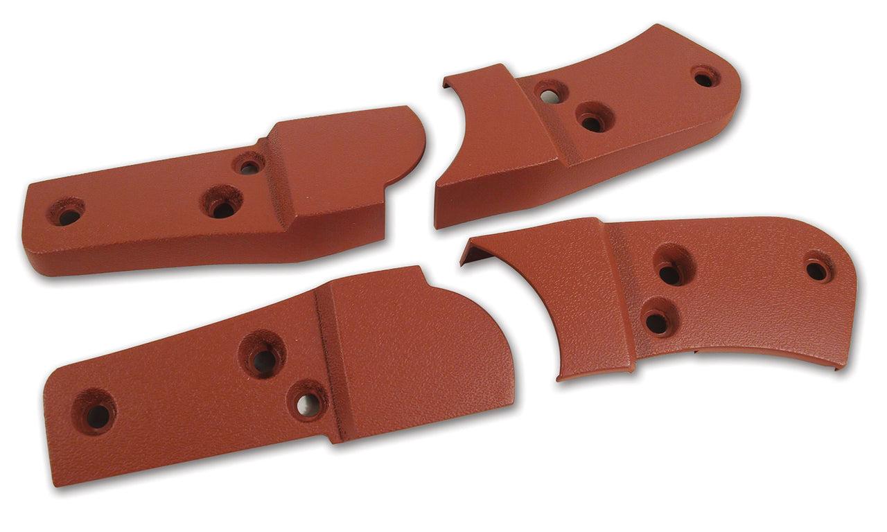1981-1981 Corvette Reproduction Seat Hinge Cover Set - 4pc - Cinnabar-426839-Corvette-Store-Online