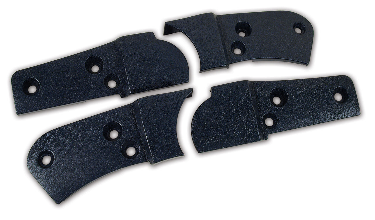1978-1981 Corvette Reproduction Seat Hinge Cover Set - 4pc - Dark Blue-426848-Corvette-Store-Online