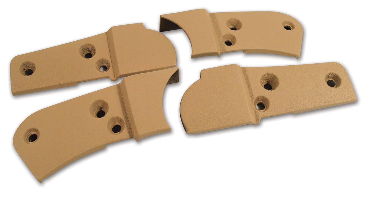 1979-1980 Corvette Reproduction Seat Hinge Cover Set - 4pc - Doeskin-426850-Corvette-Store-Online