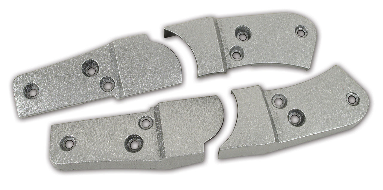 1978-1978 Corvette Reproduction Seat Hinge Cover Set - 4pc - Silver Pace-426862-Corvette-Store-Online
