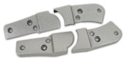 1978-1978 Corvette Reproduction Seat Hinge Cover Set - 4pc - Silver Pace-426862-Corvette-Store-Online