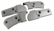 1981-1981 Corvette Reproduction Seat Hinge Cover Set - 4pc - Silver-426864-Corvette-Store-Online