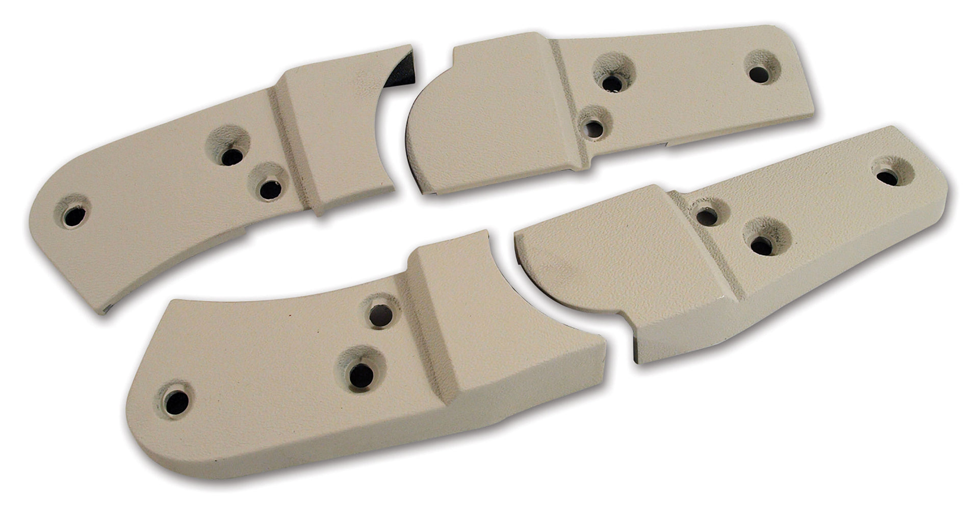1979-1980 Corvette Reproduction Seat Hinge Cover Set - 4pc - Oyster-426866-Corvette-Store-Online