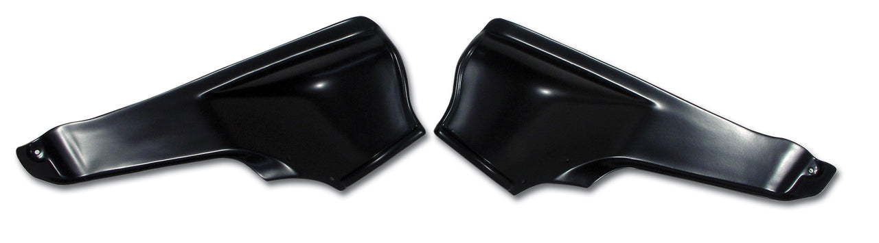 1963-1967 Corvette Interior Rear Quarter Panels Black Convertible-426920-Corvette-Store-Online