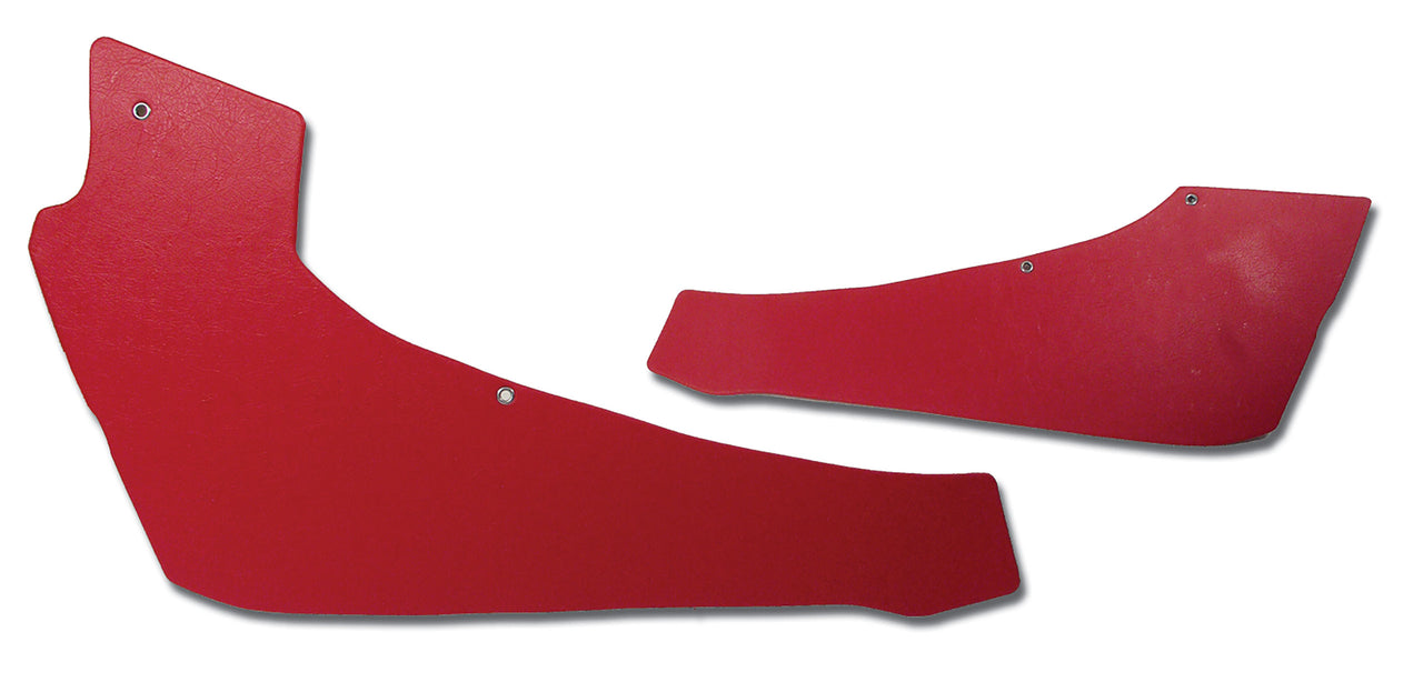 1964-1964 Corvette Interior Rear Quarter Panels Red Coupe W/Power Vent-427135-Corvette-Store-Online