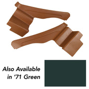 1971-1971 Corvette Interior Rear Quarter Panels Green Convertible-427518-Corvette-Store-Online