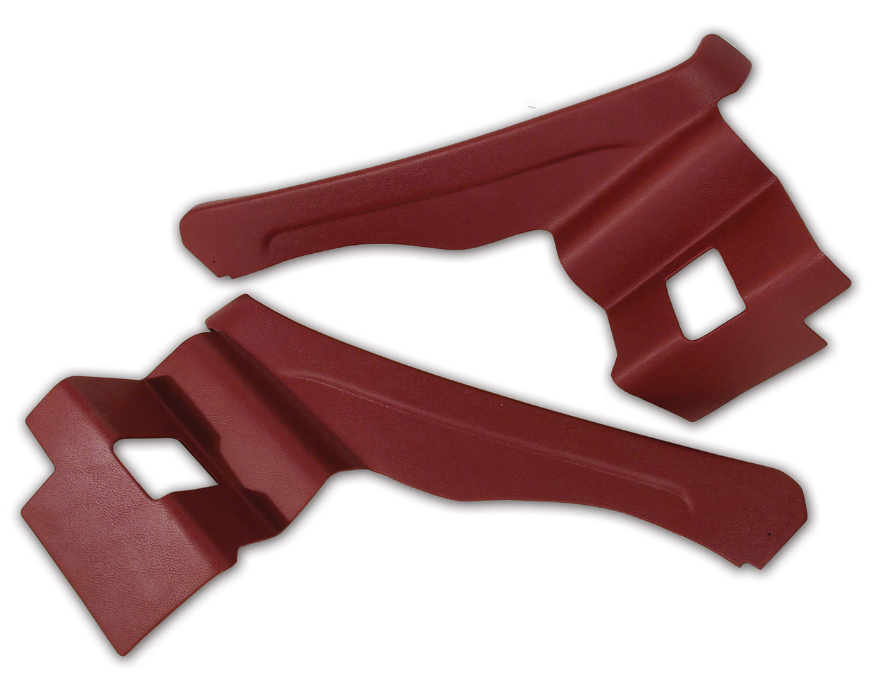 1973-1974 Corvette Interior Rear Quarter Panels Oxblood Conv W/Shoulder Harness 74E-427631-Corvette-Store-Online