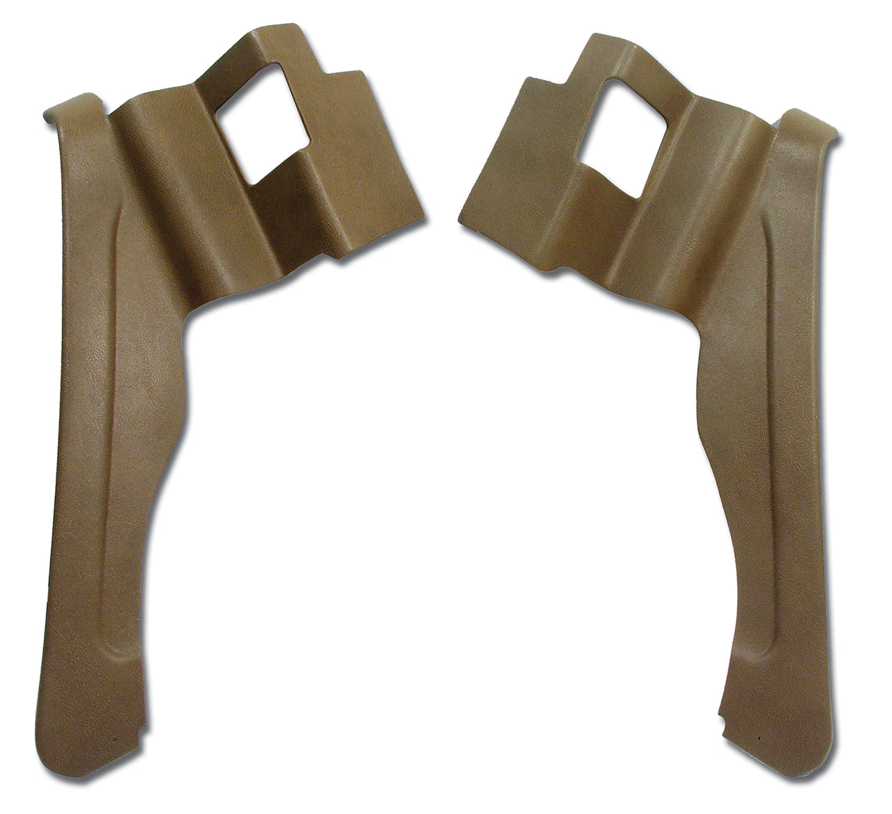 1974-1975 Corvette Interior Rear Quarter Panels Medium Saddle Conv W/Shoulder Harness 74L-427751-Corvette-Store-Online