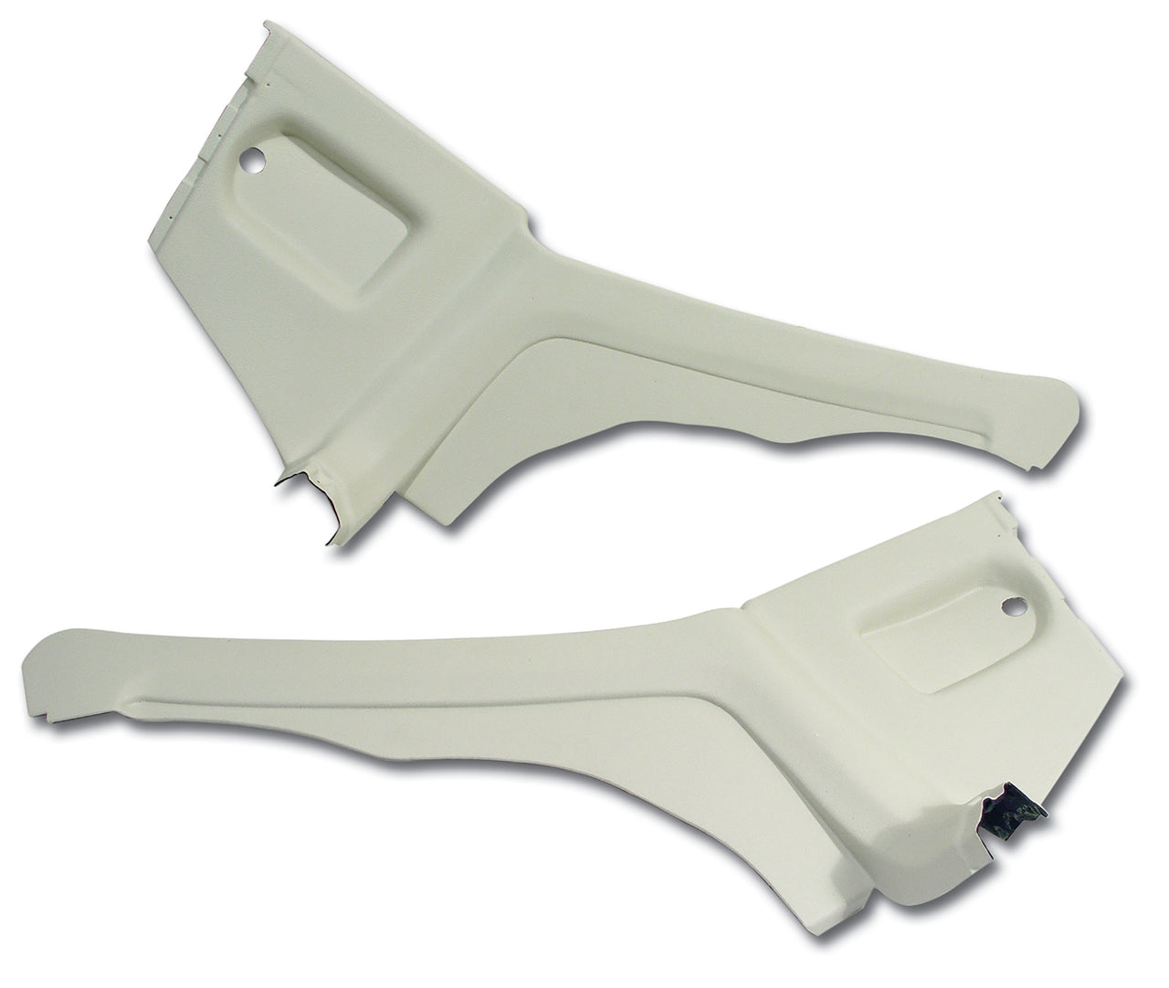 1976-1977 Corvette Interior Rear Quarter Panels White Coupe-428076-Corvette-Store-Online