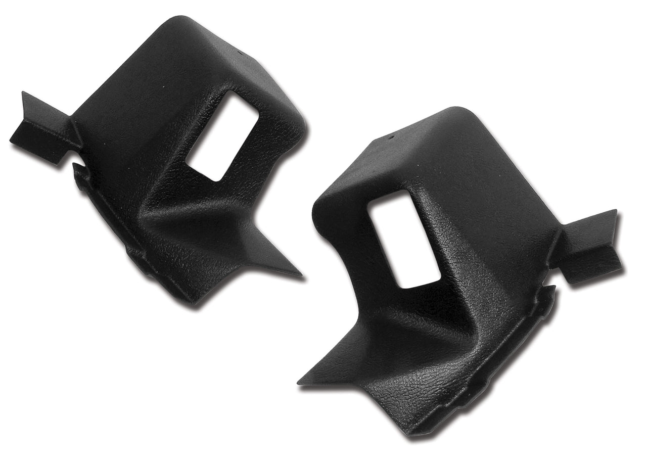 1968-1973 Corvette Interior Rear Quarter Panel Extensions Black Coupe-428120-Corvette-Store-Online