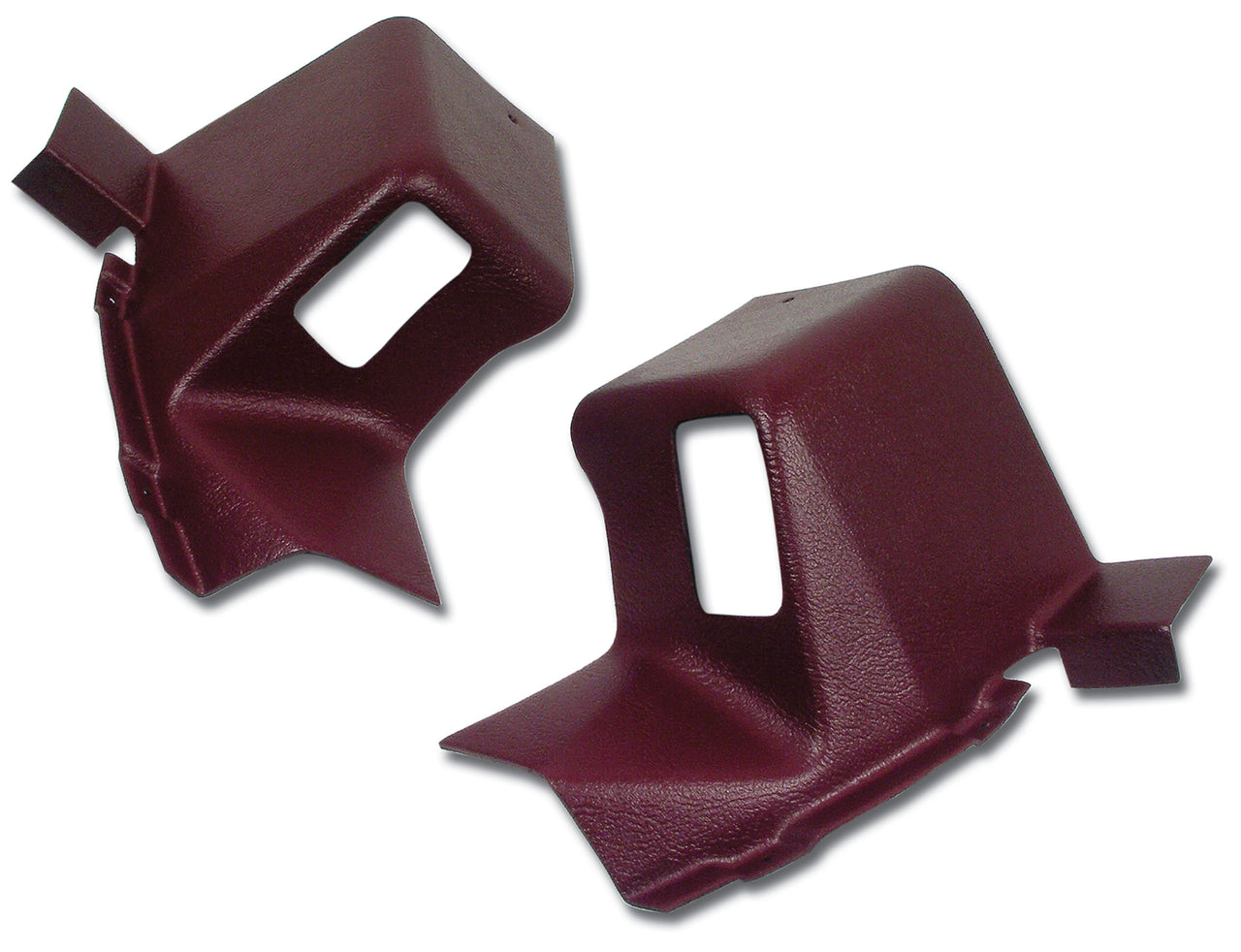 1973-1973 Corvette Interior Rear Quarter Panel Extensions Oxblood Coupe-428131-Corvette-Store-Online