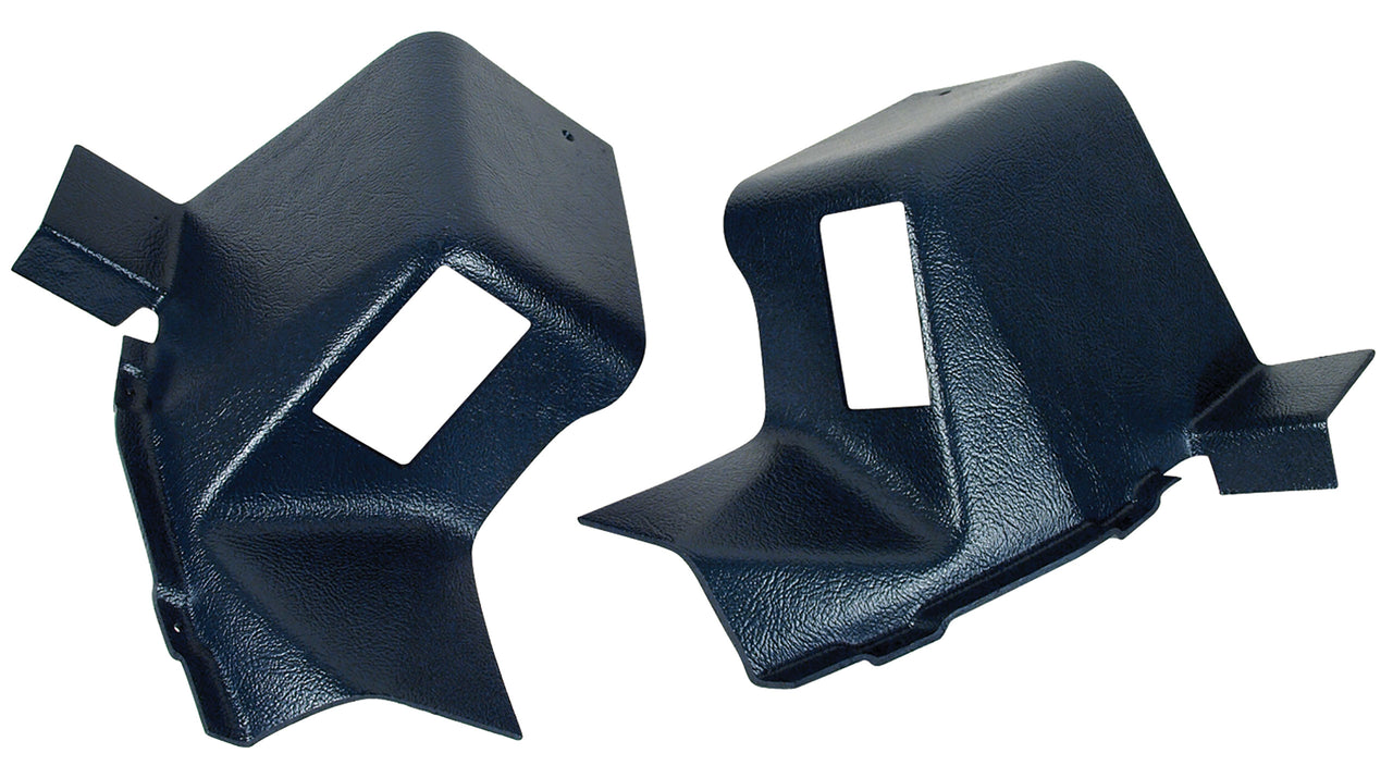 1973-1973 Corvette Interior Rear Quarter Panel Extensions Dark Blue Coupe-428143-Corvette-Store-Online