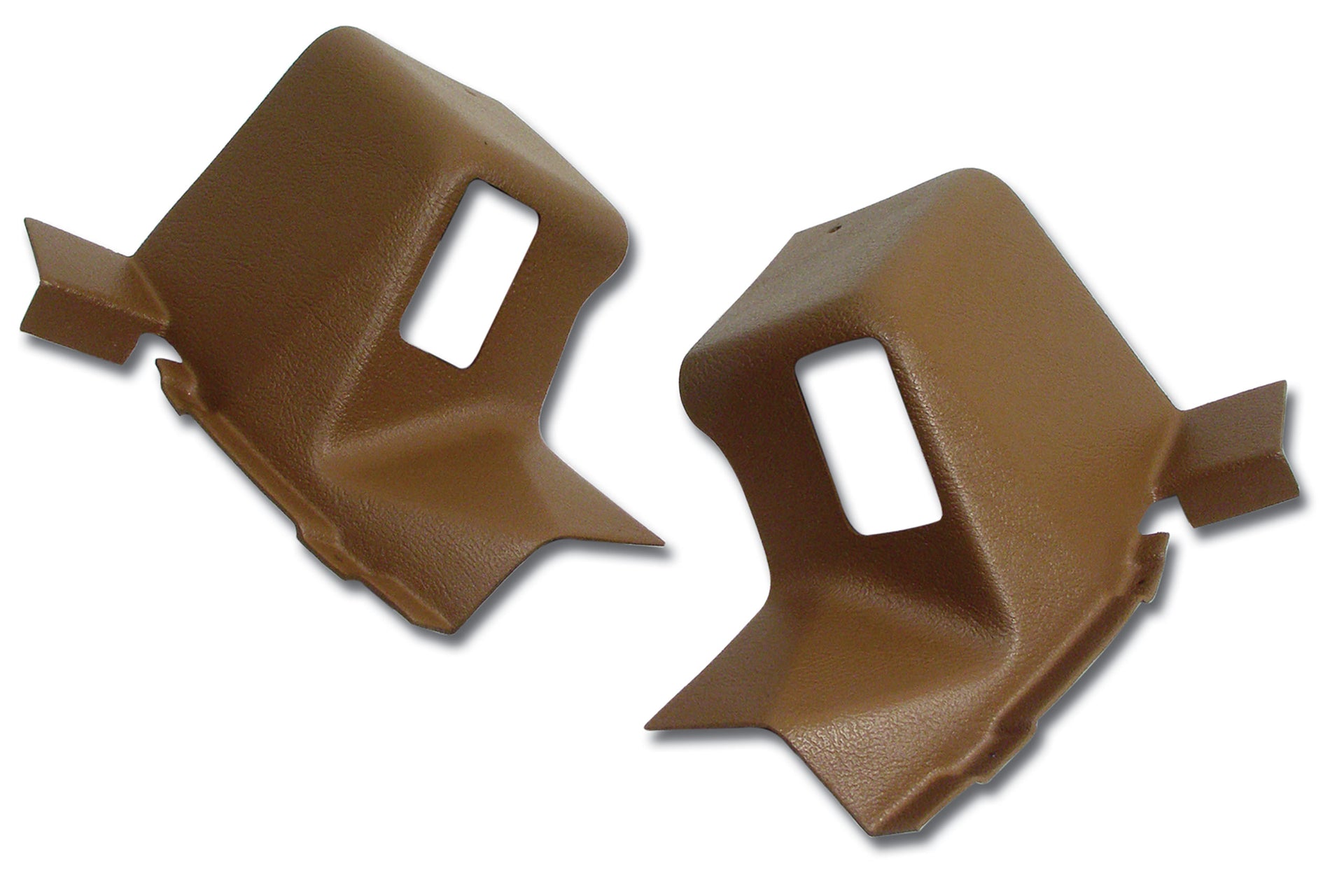 1973-1973 Corvette Interior Rear Quarter Panel Extensions Medium Saddle Coupe-428151-Corvette-Store-Online