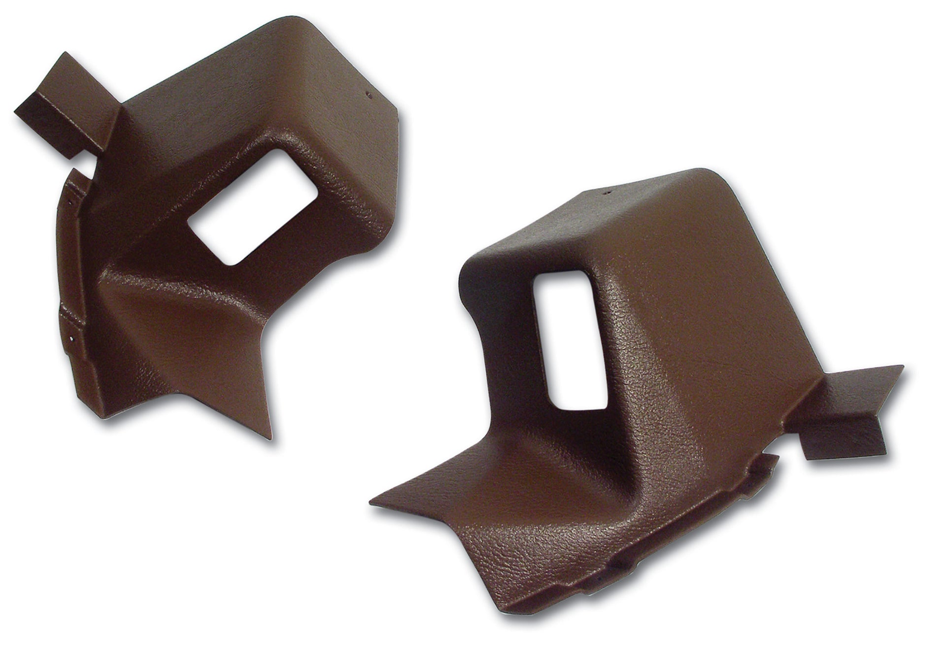 1970-1972 Corvette Interior Rear Quarter Panel Extensions Dark Saddle Coupe-428153-Corvette-Store-Online