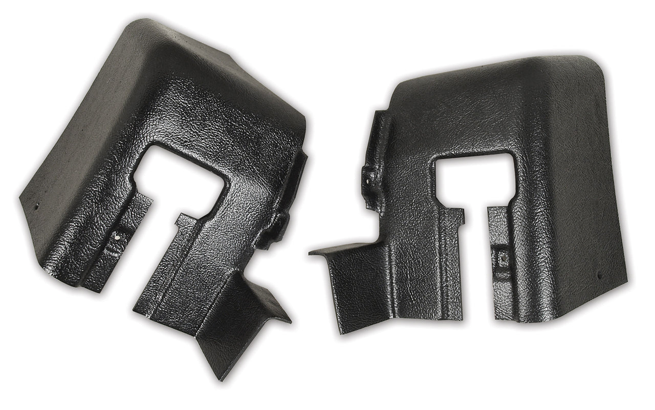 1974-1977 Corvette Interior Rear Quarter Panel Extensions Black Coupe-428220-Corvette-Store-Online