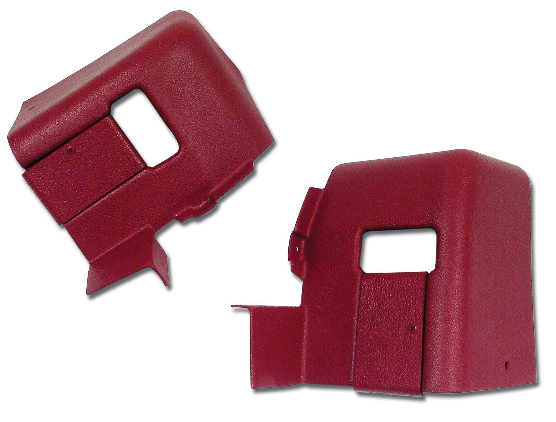 1977-1977 Corvette Interior Rear Quarter Panel Extensions Red Coupe-428224-Corvette-Store-Online