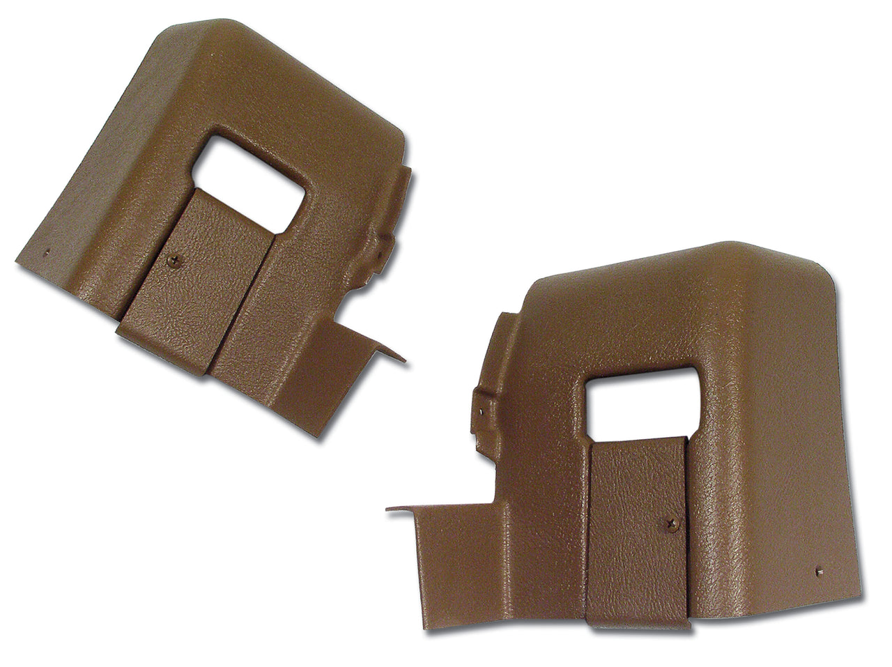 1974-1975 Corvette Interior Rear Quarter Panel Extensions Medium Saddle Coupe-428251-Corvette-Store-Online