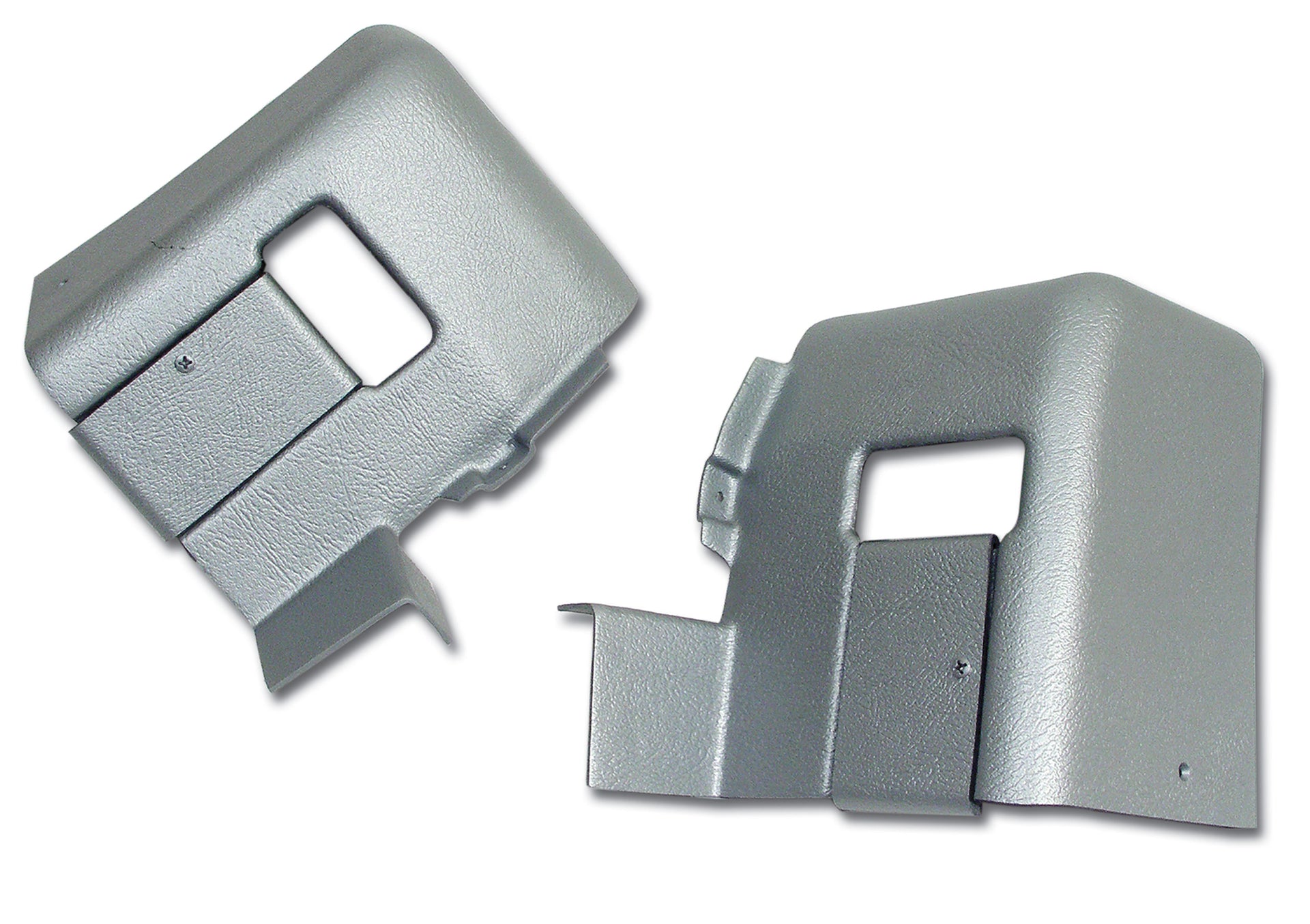 1974-1975 Corvette Interior Rear Quarter Panel Extensions Silver Coupe-428261-Corvette-Store-Online