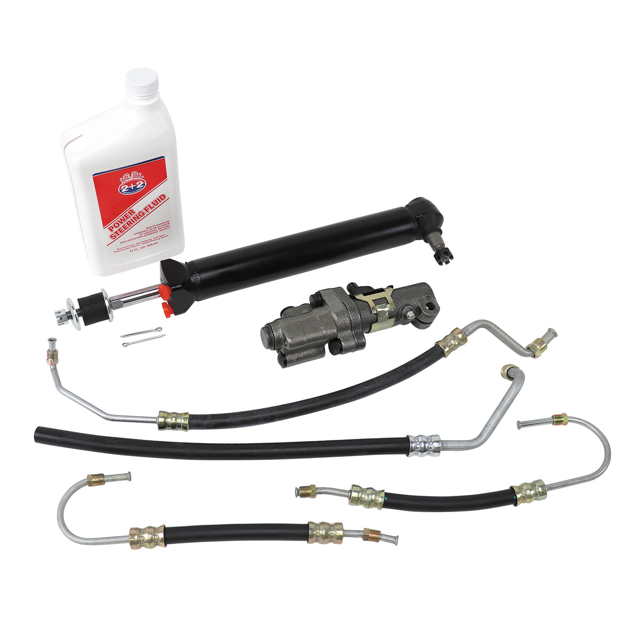 1963-1979 Corvette Power Steering Rebuild Kit With New Control Valve & Cylinder - Small Block-42987-Corvette-Store-Online