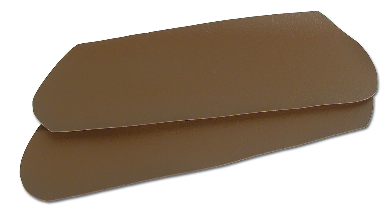 1963-1964 Corvette Vinyl Armrest Cover Pair W/O Pad - Saddle-430054-Corvette-Store-Online