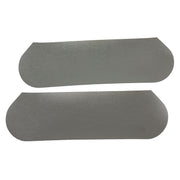 1964-1964 Corvette Vinyl Armrest Cover Pair W/O Pad - Silver-430061-Corvette-Store-Online