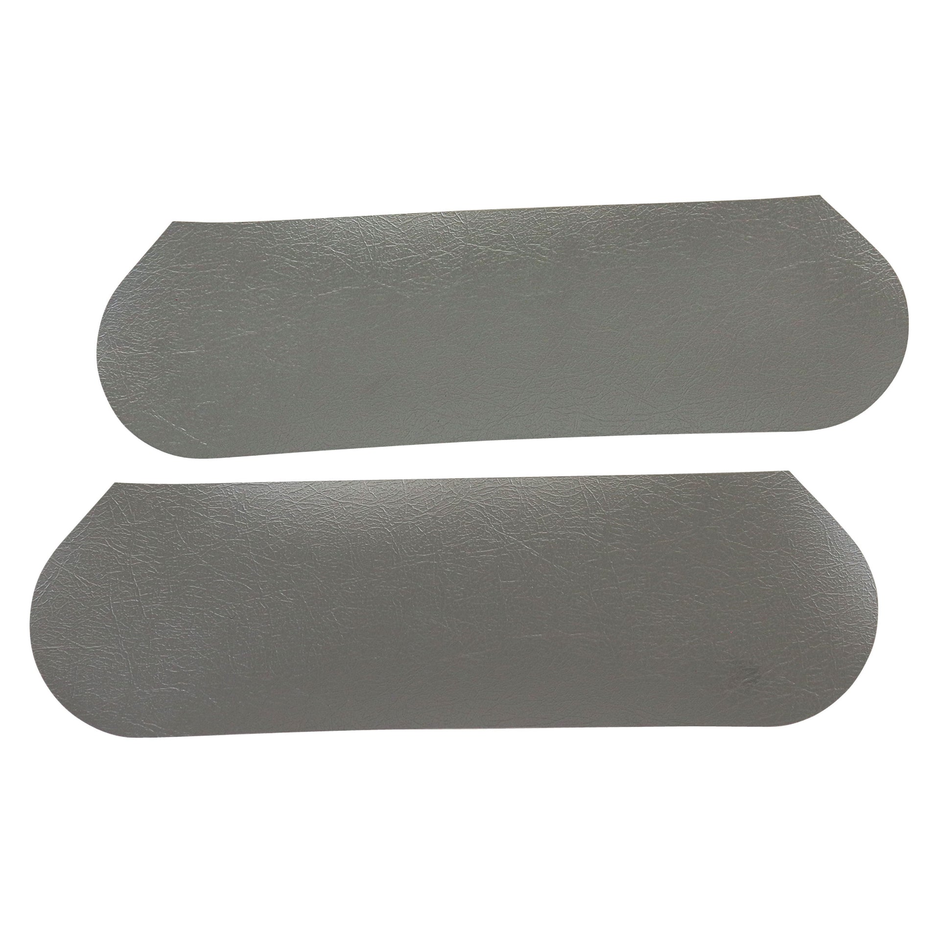 1964-1964 Corvette Vinyl Armrest Cover Pair W/O Pad - Silver-430061-Corvette-Store-Online
