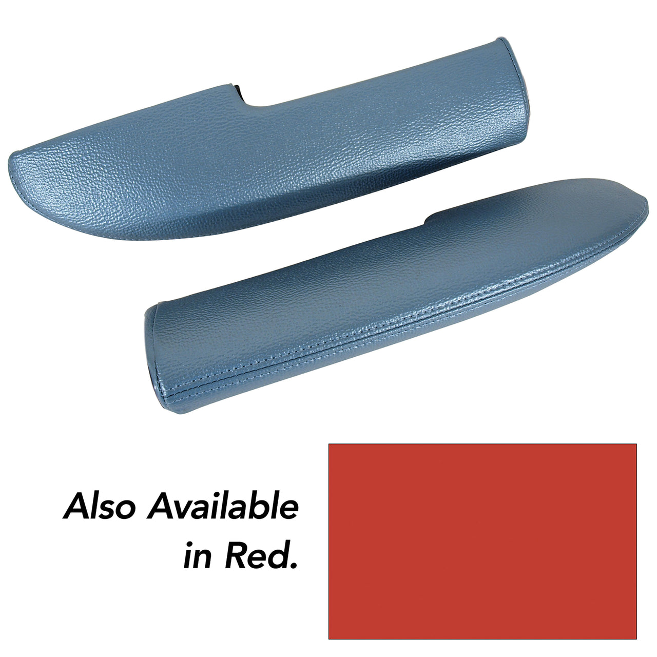 1958-1958 Corvette Armrest Assemblies W/O Chrome Ends - Red-430102-Corvette-Store-Online