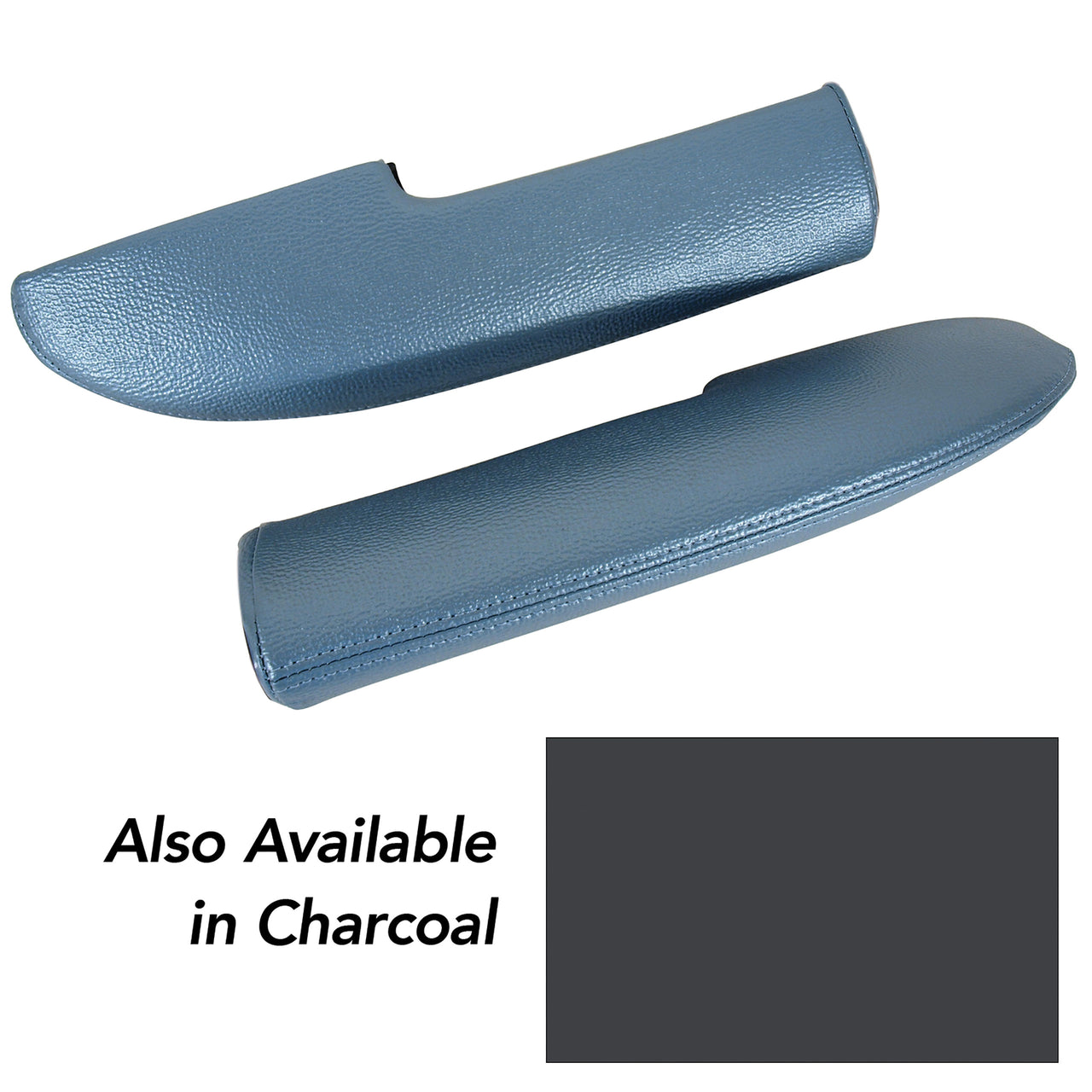 1958-1958 Corvette Armrest Assemblies W/O Chrome Ends - Charcoal-430104-Corvette-Store-Online