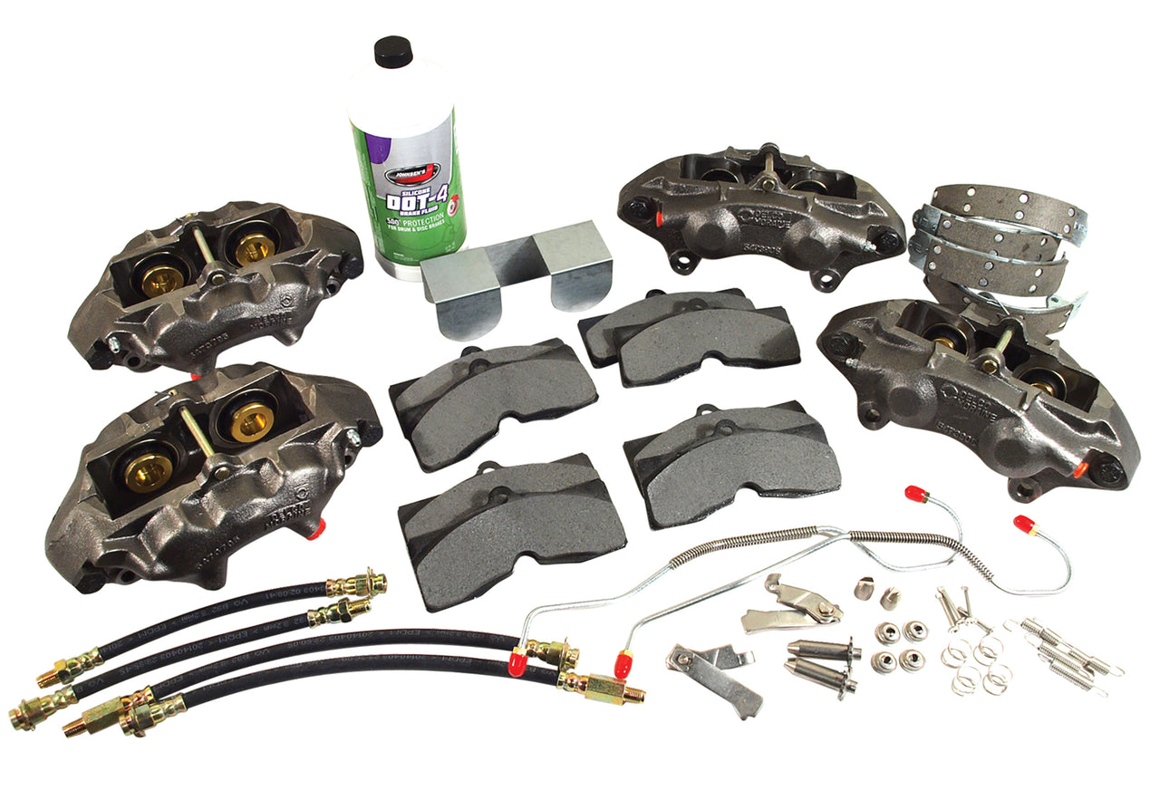 1965-1982 Corvette Rebuilt Delco Moraine Caliper Set #2 With OE Style Lip Seals & Park Brake Kit-43035-Corvette-Store-Online
