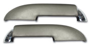 1961-1961 Corvette Armrest Assemblies W/Chrome Ends - W/Chrome End Fawn-430409-Corvette-Store-Online