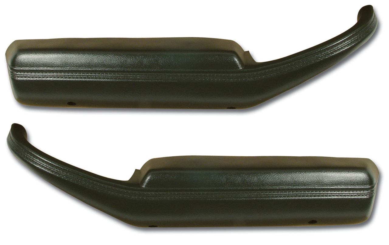 1979-1979 Corvette Moulded Door Panel Armrest Pair - Green-430714-Corvette-Store-Online