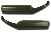 1979-1979 Corvette Moulded Door Panel Armrest Pair - Green-430714-Corvette-Store-Online