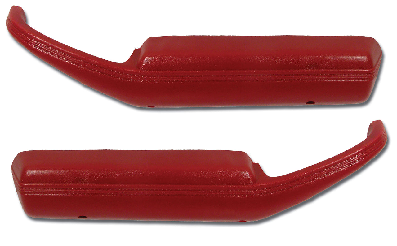 1978-1981 Corvette Moulded Door Panel Armrest Pair - Red-430724-Corvette-Store-Online