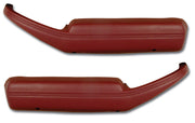 1982-1982 Corvette Moulded Door Panel Armrest Pair - Red-430726-Corvette-Store-Online